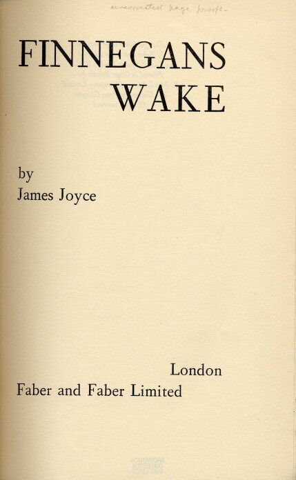 Joyce wake